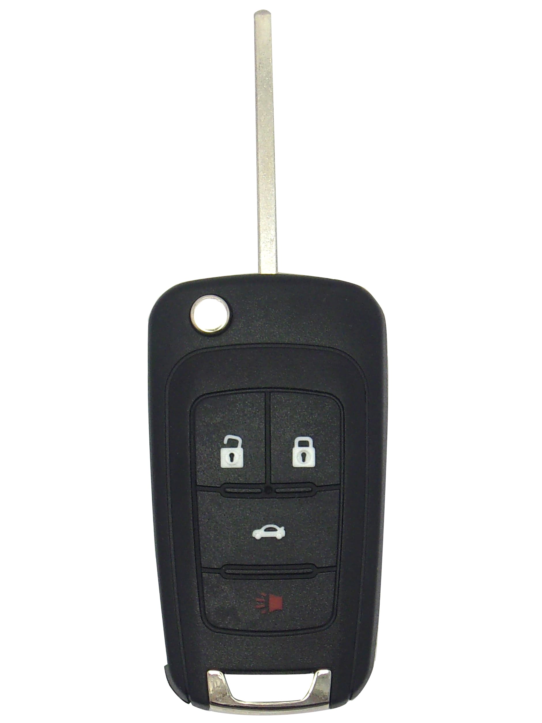 Buick, Chevrolet, and GMC 4-Button (Trunk) Keyless Entry Flip Key ...