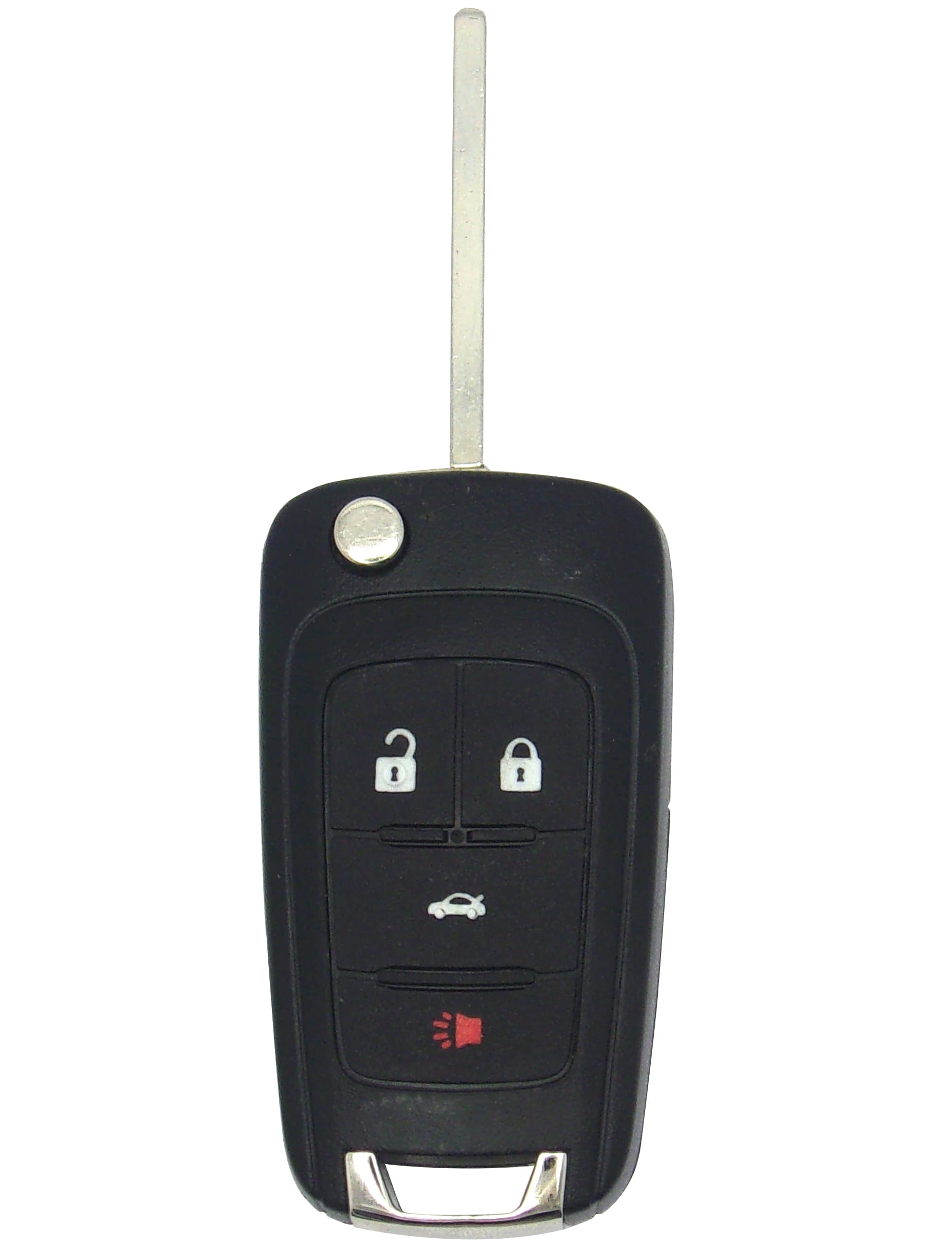 Chevrolet 4-Button (Trunk) Keyless Entry Flip Key Replacement