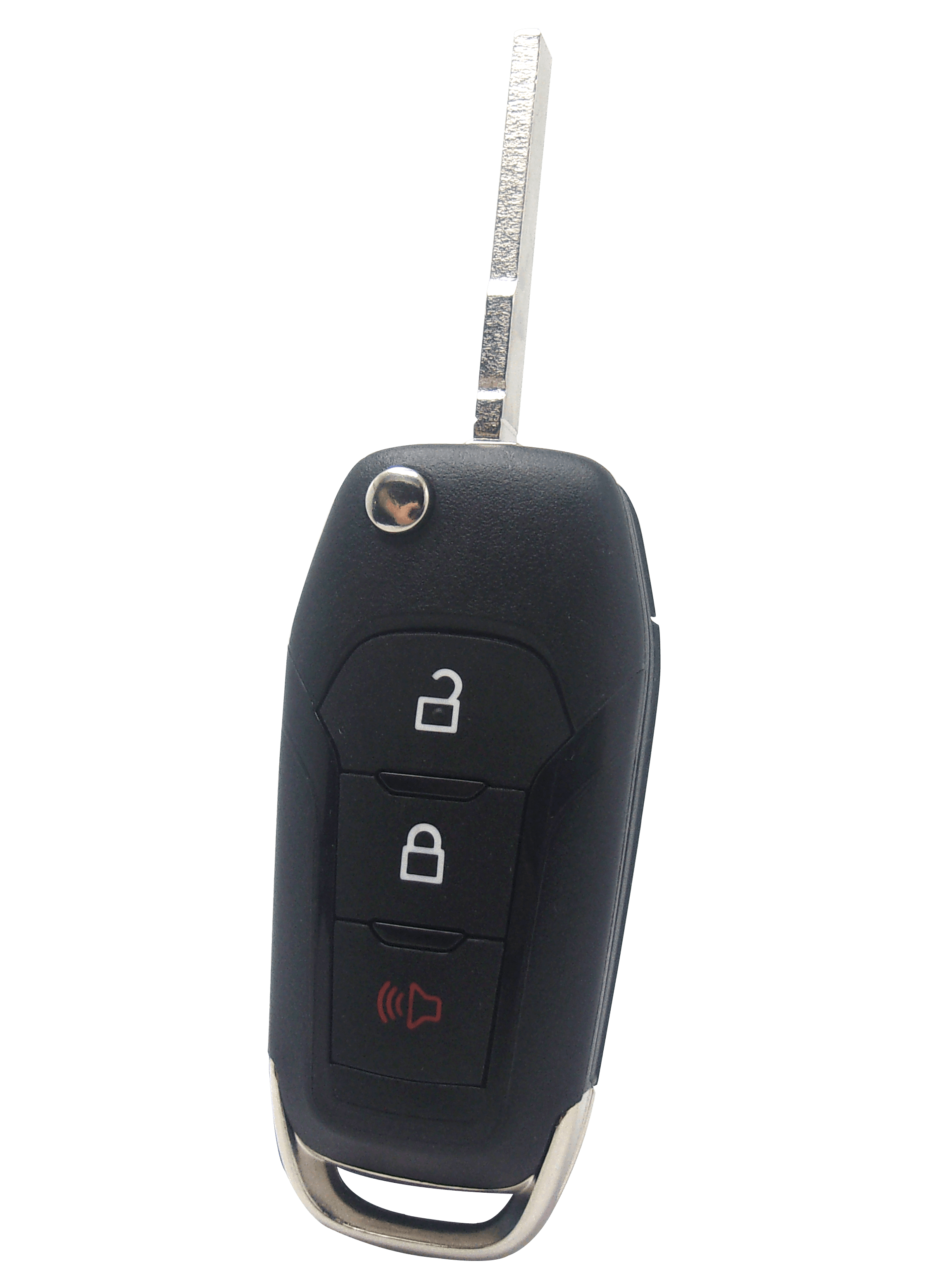 Ford and Lincoln Keyless Entry Flip Key Car Remote - 3-Button for