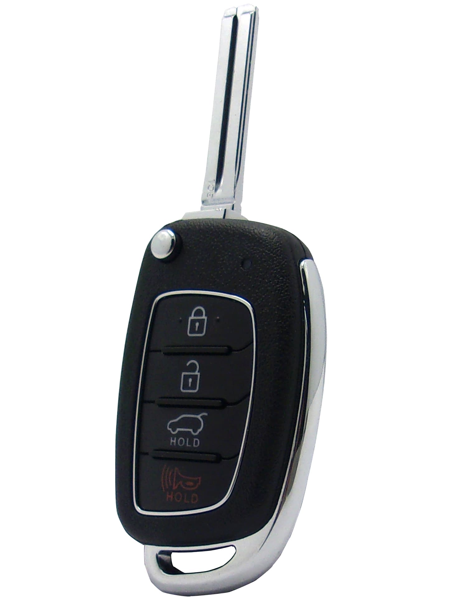 Hyundai 4-Button Flip Key with Rear Hatch