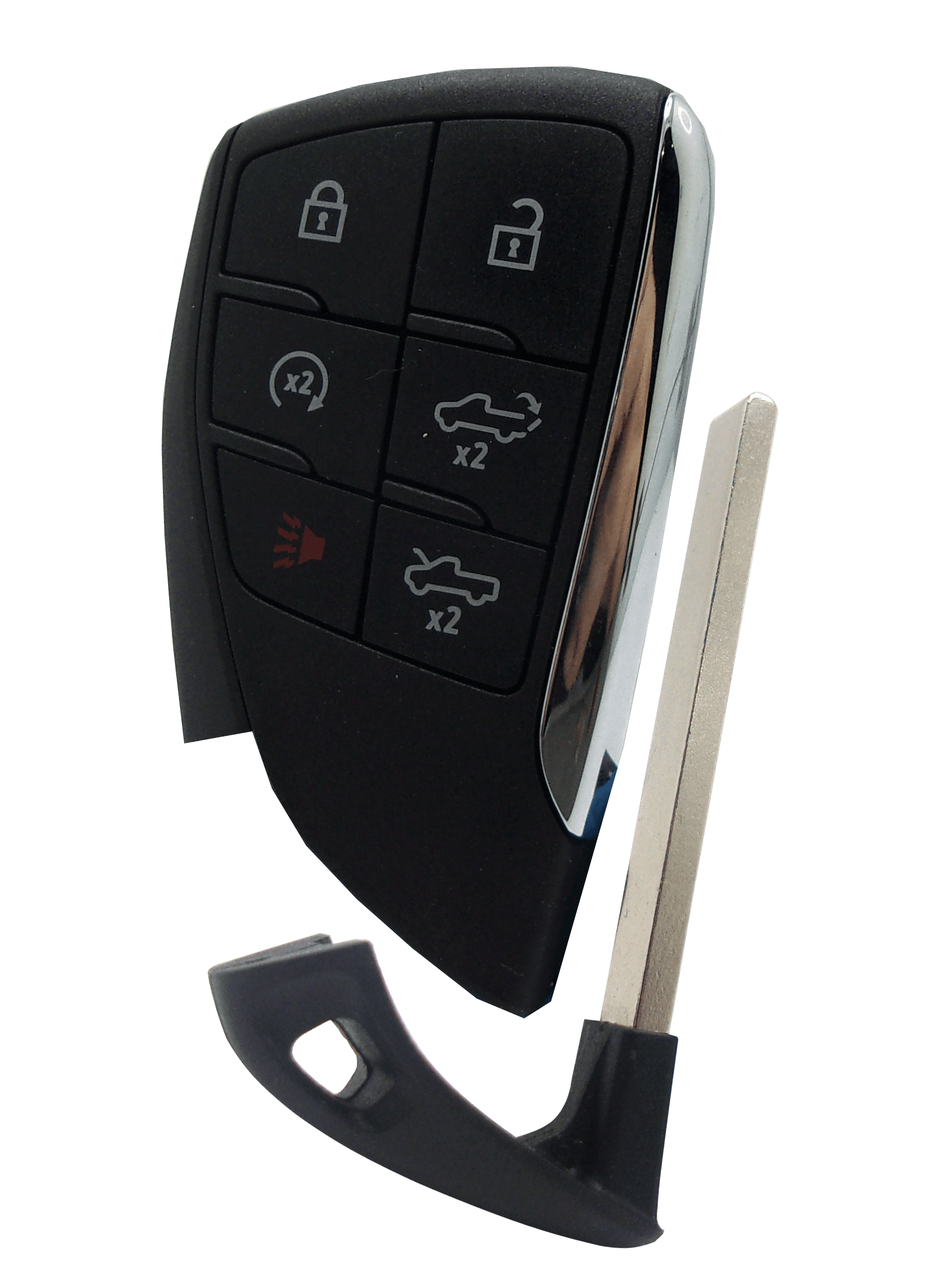 Keyless Entry Remote Key Fob – For 2008 Chevrolet Tahoe (6-Button, Self-Programmable)